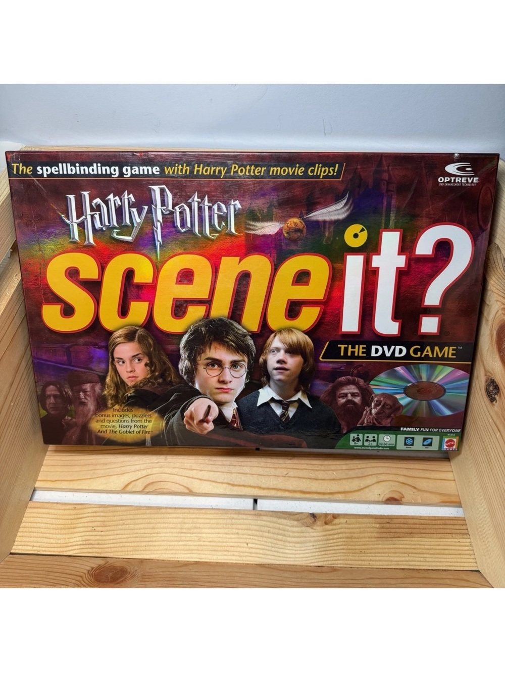 BoardGame Harry Potter Scene It? The DVD Trivia 100% Complete Y2K 2005 Used